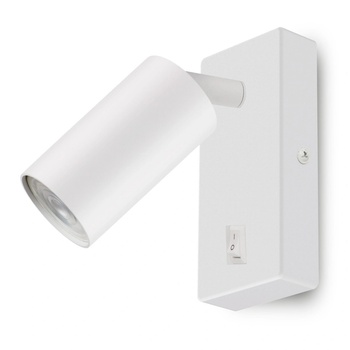 Maclean MCE369 W стенна лампа, GU10, 40W, бяла (MCE369 W)