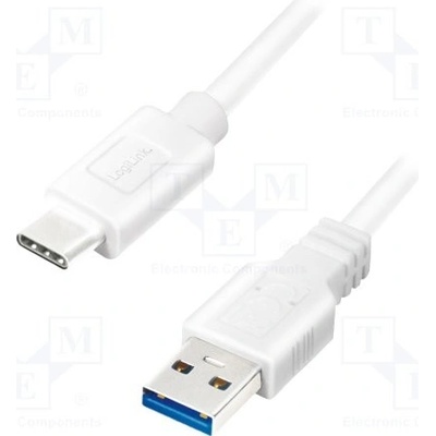Logilink CU0175 USB 3.0, USB A vidlice, USB C vidlice, 1,5m, bílý
