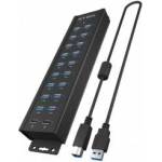 RaidSonic IB-HUB1720-U3 18+2 Port USB Hub, 96W Netzteil