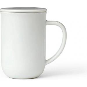 VIVA Чаша за чай с цедка VIVA Minima Pure White 500ml (1007001) - topmarket
