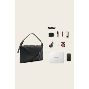 AllSaints чанта дамска от кожа ALBA (W266XE)