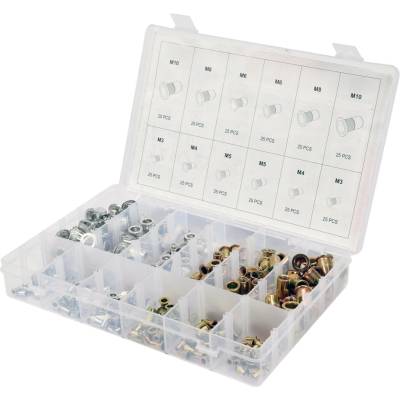 Nýtovací matice ocel-hliník YATO M3-M10 300 ks