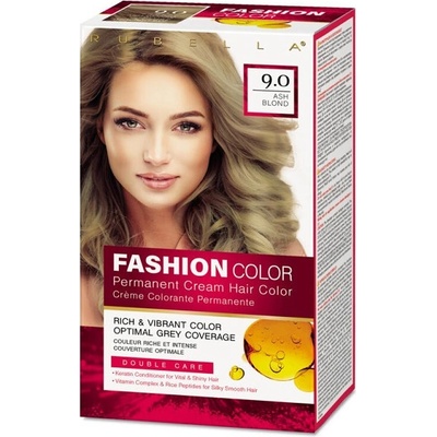 Rubella farba na vlasy ash blond 9.0 Fashion Color 2 x 50 ml + 15 ml