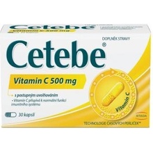 Cetebe Vitamín C 500 mg s postupným uvoľňovaním 30 ks