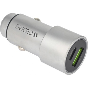 Dviced Car charger 1 USB-A 1 USB-C - Metal (DV250004) - istyle