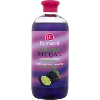 Dermacol Aroma Ritual Hrozno s limetkou antistresová pena do kúpeľa 500 ml