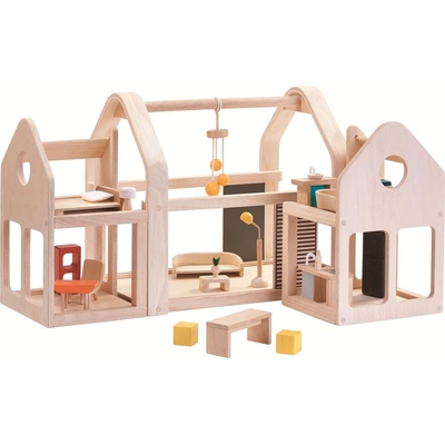 Plan Toys Domček pre bábiky 36 cm