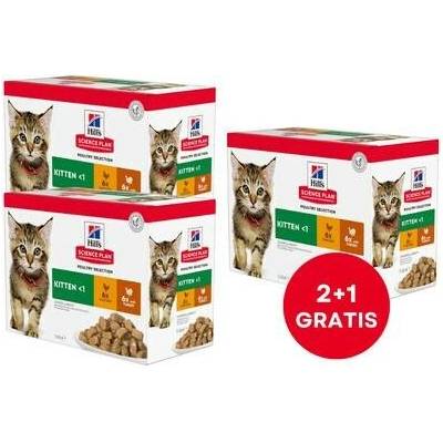 Hill's Science Plan Feline Kitten Chicken & Turkey 24 x 85 g
