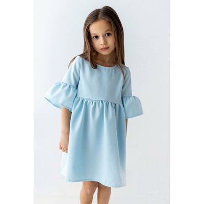 Lily Grey boho šaty světle modré – Zbozi.Blesk.cz