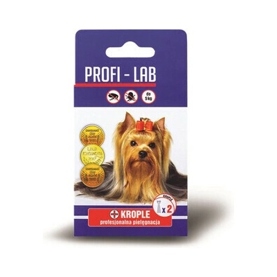 Pchełka Profi-Lab Kvapky pre starostlivosť o psy do 5 kg 2 x 1,0 ml