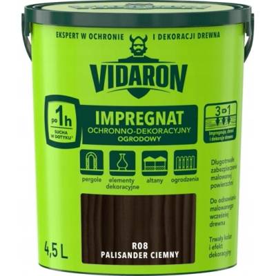 Impregnace na dřevo Vidaron Palisandr tmavý 4,5 l