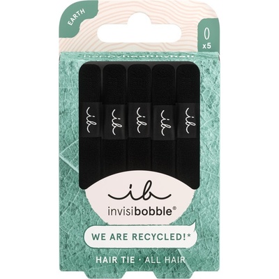 invisibobble Hair Tie gumičky do vlasov Black 5 ks