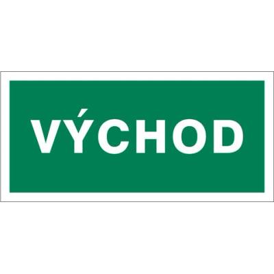 Značka Východ, samolepicí fólie, 100 × 210 mm BZ FT919