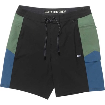 SALTY CREW Бански гащета Salty crew Flagship boatshort swimming shorts - Black (Cast Blue)