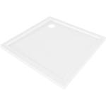 Mexen Flow квадратен плитък поддушов съд 80 x 80 cm, бял гланц - 46S108080 (46S108080)