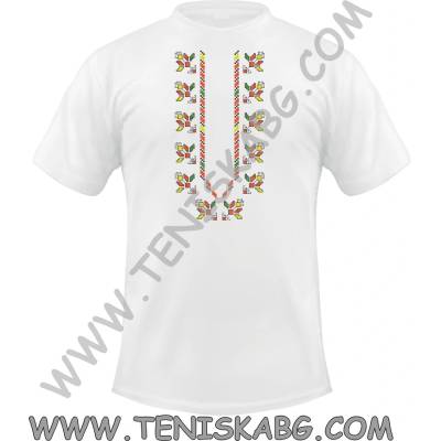 Fruit of the Loom Тениска - Шевица Бродерия 1672