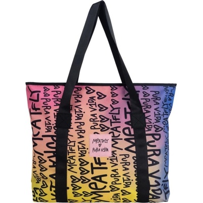 Meatfly plážová taška X Pura Vida Skye Beach Bag 2023 Peach Flowers
