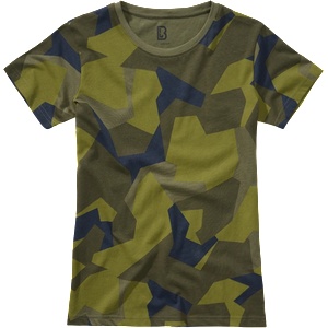 Brandit Дамска тениска Brandit, шведски камуфлаж M90 (44004.125)