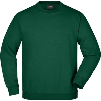 Dětská mikina z těžké bavlny JN 40K dark green