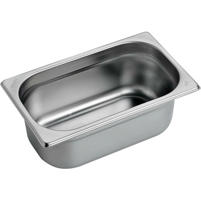 REDFFOX Gastronádoba GN 1/4 - hloubka 100 mm - nerezová