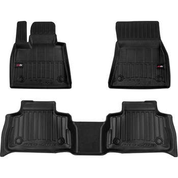 FroGum 3D гумени стелки Frogum съвместими с BMW X6 G06 след 2019 година, 3 части, черни