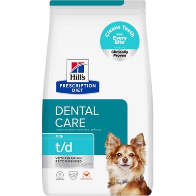 Hill's Prescription Diet T/D Dental Care Mini Chicken 2 x 3 kg