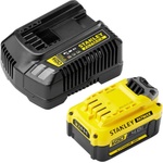 Stanley АКУМУЛАТОРНА БАТЕРИЯ И ЗАРЯДНО УСТРОЙСТВО 18 v 4 ah stanley sfmcb14m1- (5035048724514)