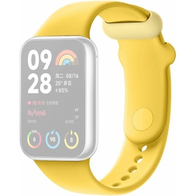 Xiaomi Каишка Xiaomi TPU Quick Release Strap Lemon, за смарт гривна Xiaomi Smart Band 8, жълта (BHR8010GL)