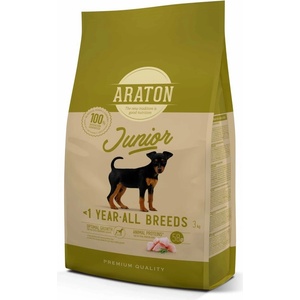 ARATON Dog Junior All Breeds Poultry 3 kg