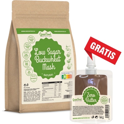 GreenFood Low Sugar Rychlá kaše pohanková 500 g