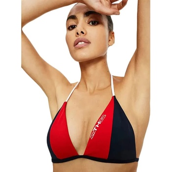 Tommy Hilfiger Logo Fixed Triangle bikini top - Red / Black (Primary Red)