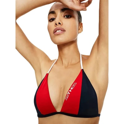 Tommy Hilfiger Logo Fixed Triangle bikini top - Red / Black (Primary Red)