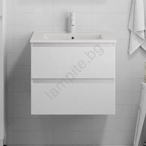 Bath Deluxe Шкаф за баня с мивка KENWOOD 61x52x47 cm, бял (SETBT0098)