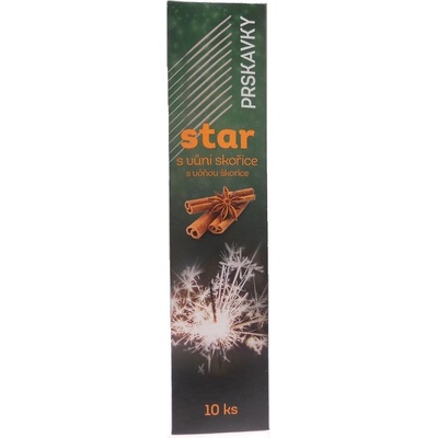 A České prskavky s vůní skořice 10 ks