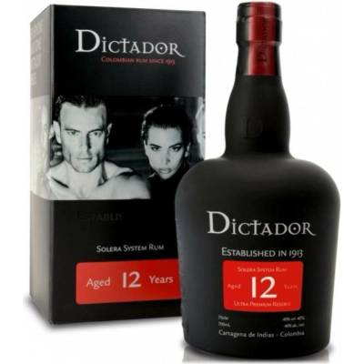 Dictador Rum 12y 40% 0,7 l (holá láhev)
