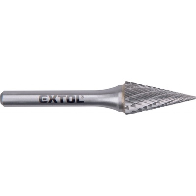 Extol Fréza karbidová kuželová M 12x25x6 sek střední (double-cut)