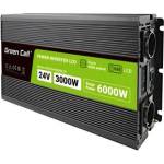 Green Cell Инвертор green cell, 24/220v, dc/ac, 3000w/6000w, invgcp3000lcd lcd Чиста синусоида (gc-inv-24v-3000w-p3000lcd) - megamag