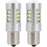  Комплект от 2 броя led Диодни Крушки за mигач Стоп Габарит Халоген canbus 3030 24smd 1156 ba15s p21w 12v-24v Бяла Светли