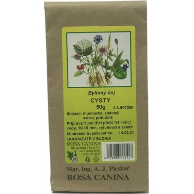 Rosa Canina Bylinný čaj Cys 50 g
