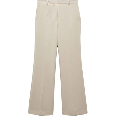 MANGO Панталон с ръб 'Pompeya' сиво, размер XXL