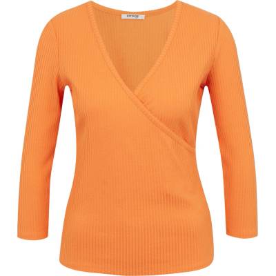 Tričká s dlhým rukávom pre ženy ORSAY oranžová oranžová