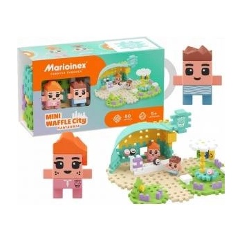 Marioinex Mini Waffle Building Blocks 80 Items Cafe