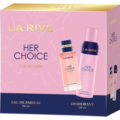 La Rive Her Choice EDP 100 ml + deo 150 ml dárková sada