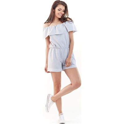 InfiniteYou Woman's Jumpsuit M164 šedý