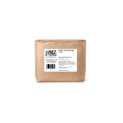 Život bez lepku Šošovica čierna Beluga 1 kg