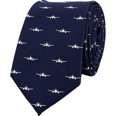 Bubibubi kravata s letadly tmavomodrá – Sleviste.cz