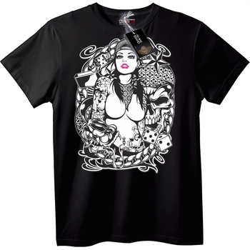 NOONEBRAND Градска Тениска с Черепи - XS, White