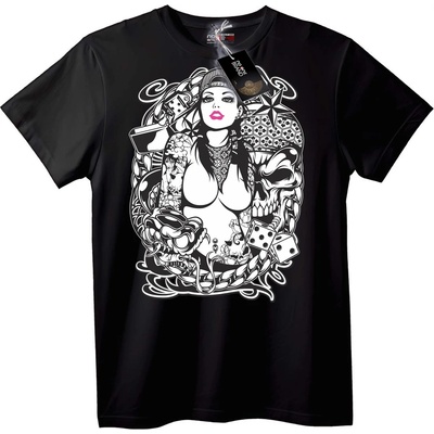NOONEBRAND Градска Тениска с Черепи - XS, White