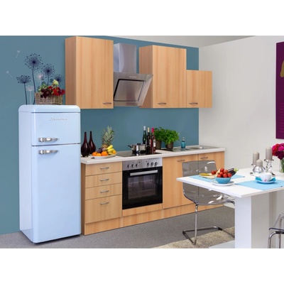 Flex Well Kuchyňa Nano 220 cm/typ 2 rúra/varná doska/digestor/umývačka