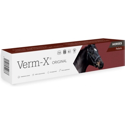 Verm-X Přírodní pelety proti střevním parazitům pro koně 0,25 kg